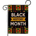 Ornament Collection 13 x 18.5 in. Celebrate Black History Month Garden Flag w/Support Cause Double-Sided Vertical Flags OR583677